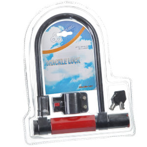 Замок D-образный, с ключом диам.180х245мм Х66518