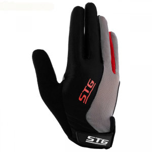 Велосипедные перчатки STG X87906. Яркие перчатки с длинными пальцами сделают поездки на велосипеде более комфортными. Они препятствуют натиранию ладоней. Мягкая дышащая ткань обеспечивает хорошую вентиляцию. Специальные вставки на ладонях уменьшают давлен