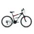 Велосипед 26' Altair MTB FS 26 1.0 18 ск Черный/Красный 19-20 г