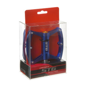 Педали STG BC-PD216 алюм, на пром подшип.синие Х95420