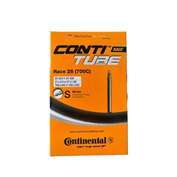 Камера для велосипеда Continental 28""/700x20-25 с ниппелем 80мм Race – это высококачественный продукт, разработанный специально для шоссейных велосипедов и интенсивных тренировок. Эта велокамера обеспечивает отличную устойчивость к проколам, надежность и Камера для велосипеда Continental 28""/700x20-25 с ниппелем 80мм Race – это высококачественный продукт, разработанный специально для шоссейных велосипедов и интенсивных тренировок. Эта велокамера обеспечивает отличную устойчивость к проколам, надежность и