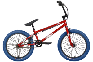 Велосипед Stark'24 Madness BMX 1 красный/серебристый/темно-синий HQ-0014363.
Экстремальный велосипед BMX без переключения передач.
Технические особенности: рама сталь Hi-Ten 13 A, жесткая вилка Stark Rigid, двойные алюминиевые обода Qijian MX-25, надежные