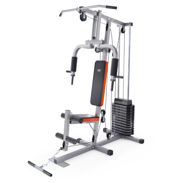 Силовой комплекс DFC D7000-60. Силовой комплекс DFC из серии HomeGym D7000-60 предназначен для прокачки всех групп мышц: рук и верхнего плечевого пояса, спины, грудных мышц, пресса, ног. Позволяет выполнять силовые упражнения с разным функционалом для наи Силовой комплекс DFC D7000-60