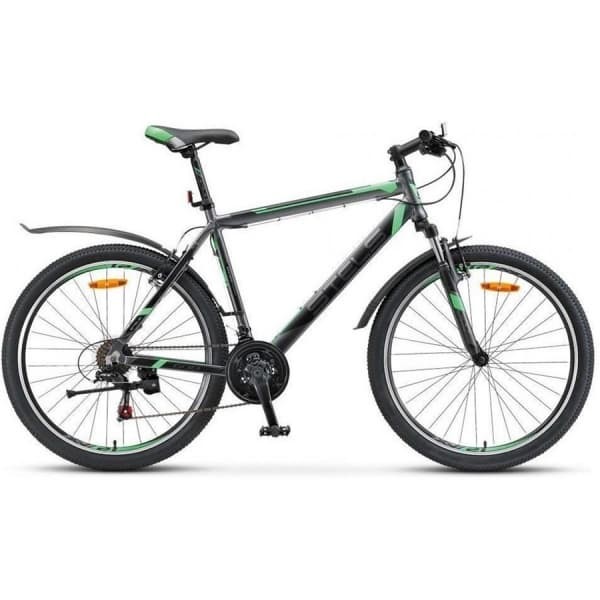 Велосипед Stels Navigator 600 V V030 Черный/Зеленый