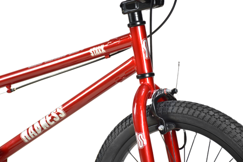 Велосипед Stark'24 Madness BMX 1 красный/серебристый/черный HQ-0014361