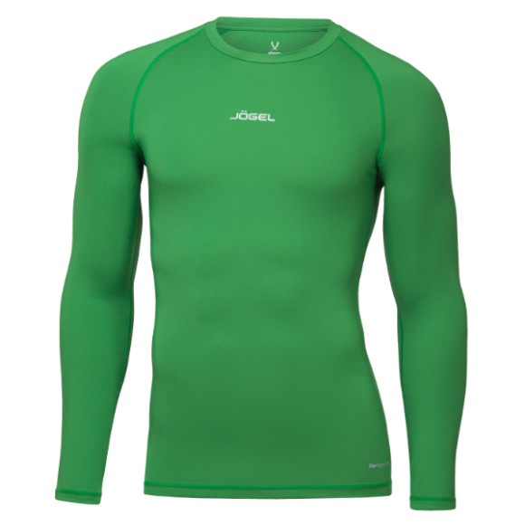 Футболка компрессионная с длинным рукавом Jogel CAMP PerFormDRY Baselayer LS Tee, зеленый Футболка компрессионная с длинным рукавом Jogel CAMP PerFormDRY Baselayer LS Tee, зеленый