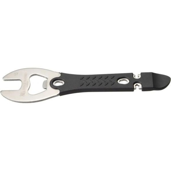 Ключ BIKE HAND YC-626 — это многофункциональный инструмент для обслуживания велосипеда, объединяющий в себе педальный ключ, ключ для спиц, монтировку и открывалку. Компактное решение для ремонта и настройки велосипеда дома и в дороге.
• Назначение: униве Ключ BIKE HAND YC-626 — это многофункциональный инструмент для обслуживания велосипеда, объединяющий в себе педальный ключ, ключ для спиц, монтировку и открывалку. Компактное решение для ремонта и настройки велосипеда дома и в дороге.
• Назначение: униве