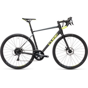 Велосипед CUBE ATTAIN PRO (black'n'flashyellow) 2021