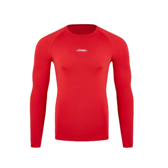 Футболка компрессионная с длинным рукавом Jogel CAMP PerFormDRY Baselayer LS Tee, красный R2 Футболка компрессионная с длинным рукавом Jogel CAMP PerFormDRY Baselayer LS Tee, красный R2
