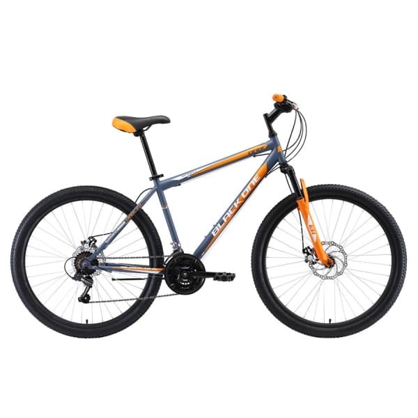 Велосипед Black One Onix 27.5' D Alloy серый/оранжевый/белый 2018-2019