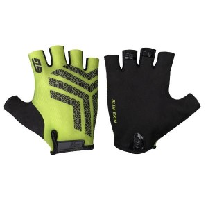 Велоперчатки STG Slim Skin зеленый/черный