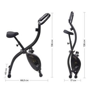 Велотренажер DFC B3332S
Велотренажер DFC Sun Fitter - компактная модель для домашних тренировок. Отлично подойдёт как для реабилитационных занятий, так и для кардиоупражнений. Маховик весом 3 кг создаёт магнитную нагрузку, регулируемую механически с помо