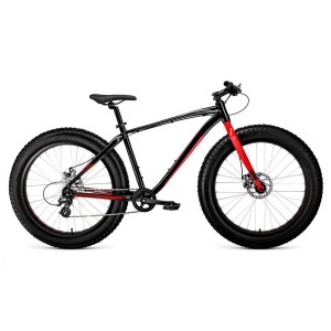 Велосипед 26' Forward Bizon 26 D 8 ск Черный/Красный 2022