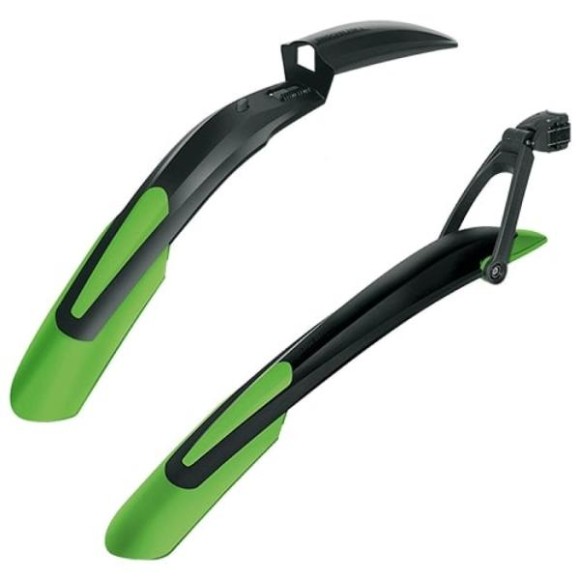 Крылья для велосипеда 27,5-29 дюймов SKS Shockblade/X-Blade — это качественные и стильные аксессуары для велосипеда взрослого от знаменитого немецкого производителя SKS. Данные велосипедные крылья выполнены из гибкого композитного пластика, который практи Крылья для велосипеда 27,5-29 дюймов SKS Shockblade/X-Blade — это качественные и стильные аксессуары для велосипеда взрослого от знаменитого немецкого производителя SKS. Данные велосипедные крылья выполнены из гибкого композитного пластика, который практи