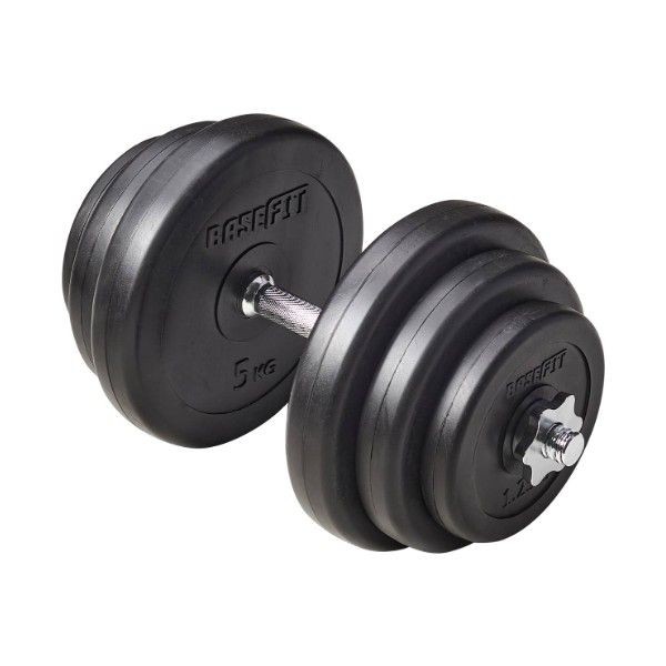 Гантель разборная пластиковая в коробке BASEFIT DB-720 19,5 кг