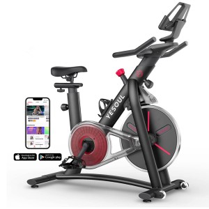 Велотренажер DFC Yesoul BS3-B черный – это спинбайк с интерактивными возможностями.
С помощью установленного приложения YESOUL FITNESS (есть поддержка русского языка), вы можете заниматься по персонализированному плану с максимальным погружением в процес