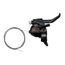 Шифтер/тормозная ручка Shimano Tourney ТХ800 черный 8ск 2050мм ESTTX800R8AL Шифтер/тормозная ручка Shimano Tourney ТХ800 черный 8ск 2050мм ESTTX800R8AL