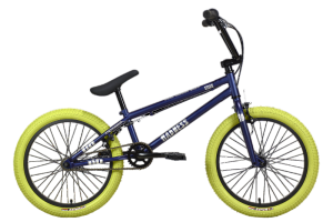Велосипед Stark'24 Madness BMX 1 темно-синий матовый/серебристый/хаки HQ-0014364.
Экстремальный велосипед BMX без переключения передач. 
Технические особенности: рама сталь Hi-Ten 13 A, жесткая вилка Stark Rigid, двойные алюминиевые обода Qijian MX-25, на