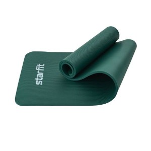 Коврик для йоги и фитнеса STARFIT FM-301 NBR, 1,2 см, 183x61 см, изумрудный