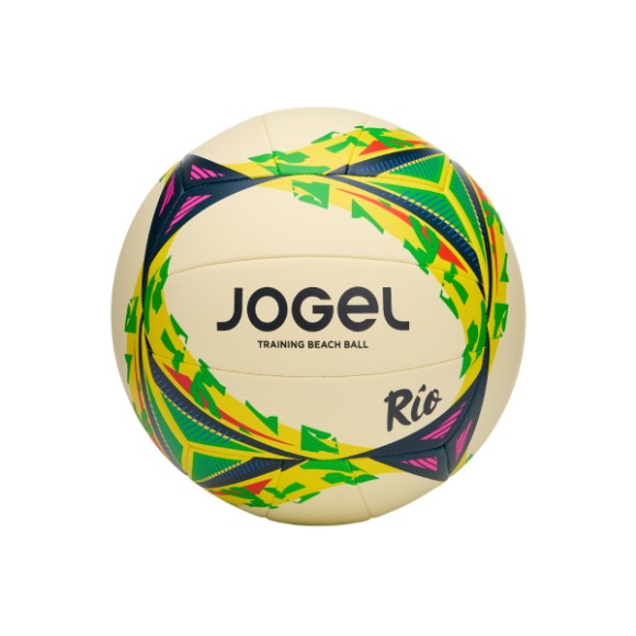 Мяч для пляжного волейбола Jogel Rio, желтый/зеленый (BC26) Мяч для пляжного волейбола Jogel Rio, желтый/зеленый (BC26)