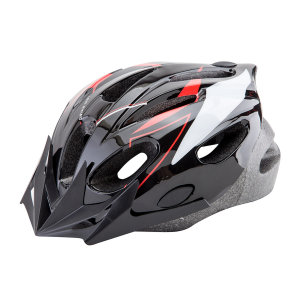 Шлем защитный MB-11 (out mold) черно-бело-красный/600133