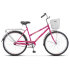 Велосипед Stels Navigator 26' 200 Lady Z010 Малиновый (с корзиной) (LU094046)