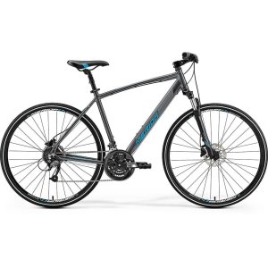 Велосипед Merida Crossway 40-D DarkSilver (Blue) 2019