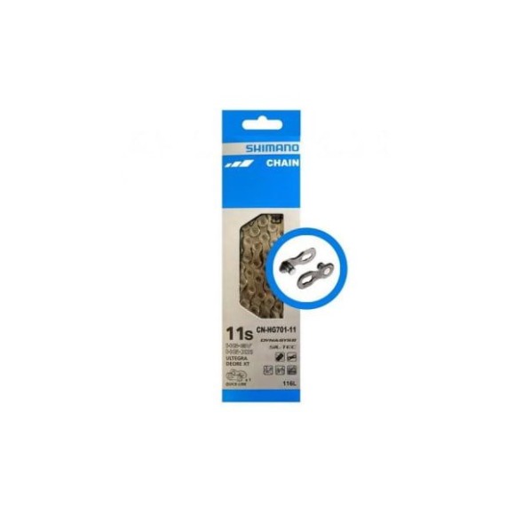 Цепь Shimano XTR CN-HG701, длина 116 звеньев, с замком, для привода 11 скоростей, совместима с ROAD/MTB. Цепь Shimano XTR CN-HG701, длина 116 звеньев, с замком, для привода 11 скоростей, совместима с ROAD/MTB.