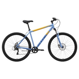 Велосипед Stark'23 Respect 29.1 D Microshift голубой металлик/синий/оранжевый