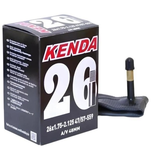 Велосипедная камера KENDA 26"х1.75-2.125 - надежная защита для вашего велосипеда.
Высококачественная велокамера 26 дюймов KENDA - незаменимая запчасть для вашего велосипеда. Эта камера велосипедная 26 дюймов обеспечит вам комфортную и безопасную езду в лю Велосипедная камера KENDA 26"х1.75-2.125 - надежная защита для вашего велосипеда.
Высококачественная велокамера 26 дюймов KENDA - незаменимая запчасть для вашего велосипеда. Эта камера велосипедная 26 дюймов обеспечит вам комфортную и безопасную езду в лю