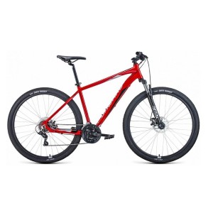 Велосипед 29' Forward Apache 29 2.0 D Красный/Серебристый 2022 г