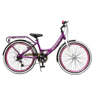 Подростковый велосипед Hogger Agon 24 Al (2019). 
 Эта модель предназначена для поездок по городу. 
Велосипед собран на легкой алюминиевой раме, имеет колеса 24x2.125