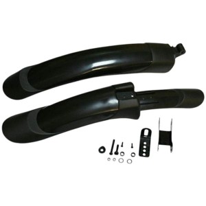 Комплект крыльев 26' широкие, пластик, черные/3112615-15