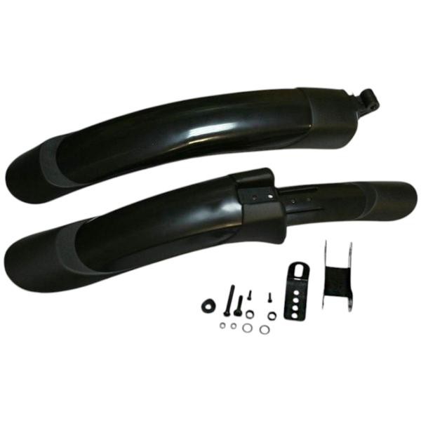 Комплект крыльев 26' широкие, пластик, черные/3112615-15