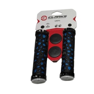 Грипсы CLARKS CLO208 130 мм, с 2 фикс., черно-синие (3-231)
Погружаясь в мир езды на велосипеде, важно иметь оптимальное сцепление и контроль над рулевым управлением. Грипсы являются неотъемлемой частью этого уравнения, и грипсы Clarks – это выбор тех, кт