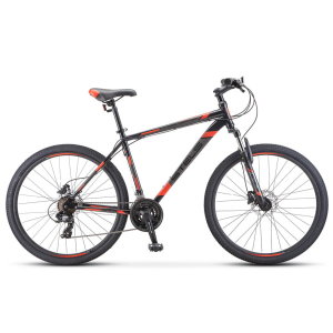 Велосипед Stels Navigator 700 D F010 Чёрный/Красный 27.5 (LU093938)