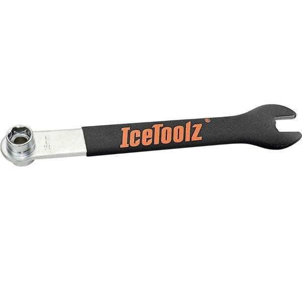 Ключ педальный IceToolz Chain Tool 3400 для педалей 15 мм и осей 14 мм/6-800116