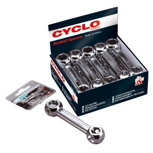 Набор ключей CYCLO 'косточка' 10 головок 6-15мм (7-06001)