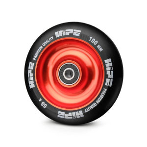 Колесо HIPE Solid 100mm Красный/черный