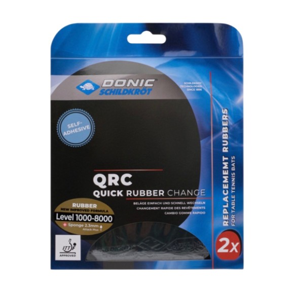 Комплект накладок для ракетки Donic - Schildkrot QRC 1000-8000/REVOLUTION 2,3 мм Комплект накладок для ракетки Donic - Schildkrot QRC 1000-8000/REVOLUTION 2,3 мм