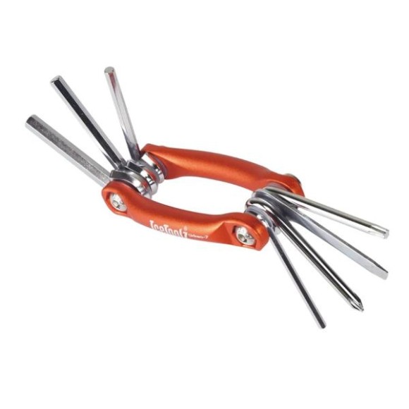 Мультитул IceToolz Urban-7 91B4 — надёжный инструмент для городских и велоприключений.
IceToolz Urban-7 — это компактный и практичный складной мультитул, вмещающий в себе 7 наиболее востребованных инструментов для обслуживания и ремонта велосипеда в пути.