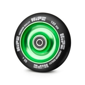 Колесо HIPE Solid 100mm Зеленый/черный