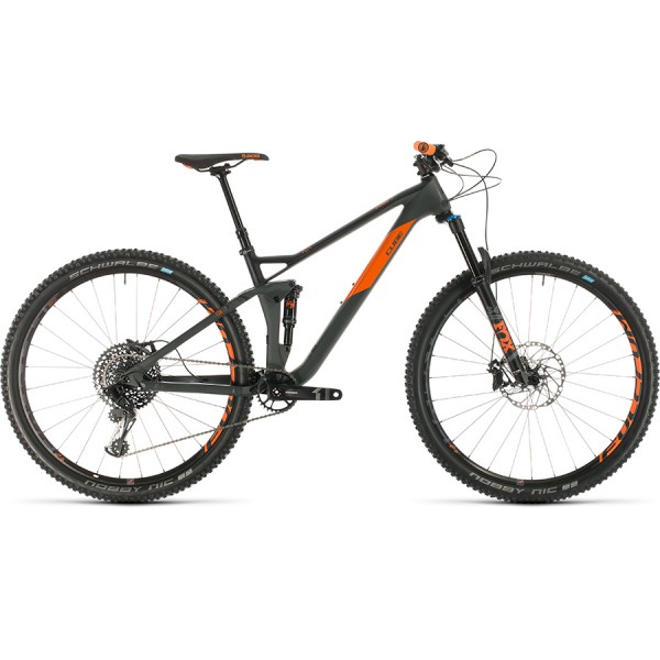Велосипед CUBE STEREO 120 HPC TM 29 (grey'n'orange) 2020
