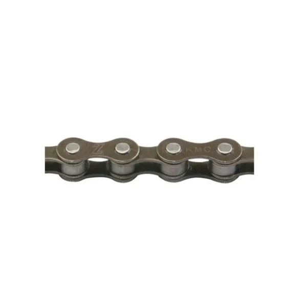 Цепь велосипедная KMC Z410 количество звеньев 110, размеры каждого 1/2"x1/8". Надёжная и износоустойчивая, изготовлена из высококачественной стали. Для увеличения срока службы, регулярно очищайте все элементы цепи и уже очищенные смазывайте. Общие характе