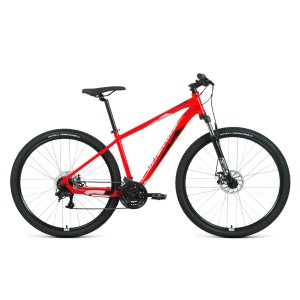 Велосипед 29' Forward Apache 29 2.2 D Красный/Серебристый 2022 г