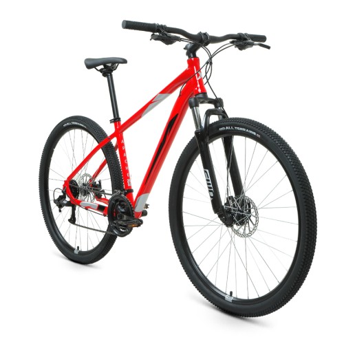 Велосипед 29' Forward Apache 29 2.2 D Красный/Серебристый 2022 г