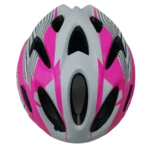 Шлем защитный FSD-HL057 (out-mold) M (52-56 см) розово-белый/600320