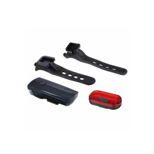 Комплект фонарей велосипедныхSTG,JY7024+6068T,задний+передний,резин.Хомут.Бат:(2*CR2032)(нет в комл)