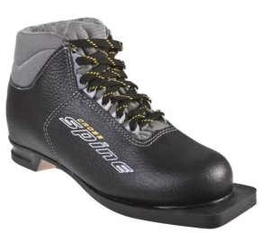 Ботинки 75 мм SPINE CROSS 35/7 (кожа) 39 размер.
Лыжные ботинки SPINE 75 мм SPINE CROSS 35/7 кожаные. Ботинки лыжные 75 – это лыжные ботинки, подошва которых предусмотрена для классических системных креплений типа 75. Назначение - Туристические лыжные бот