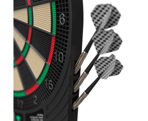 Электронный дартс DFC DARB29, 6 дротиков. DFC DARB29 - отличный выбор для любителей дартса. Система включает в себя 18 видов игр и 159 опций, которые добавят интереса и азарта в вашу игру. Одновременно в дартс могут играть от 1 до 8 игроков.
Для работы Д